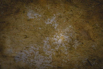 Yellow dirty cement floor. Concrete backgrounds texture
