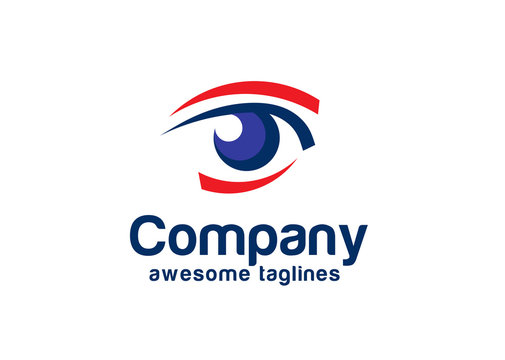 Vision Logotype concept idea, Eye Logo design vector template. beauty eyes vision icon. 