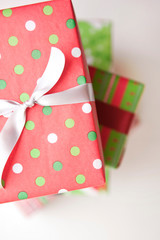 top view of gift box