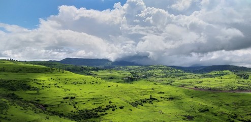 Obraz premium Landscape with sky