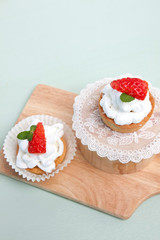 strawberry cream tarte