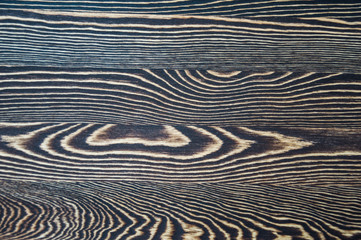 The texture of the wood treated by the method of brushing. Pine.