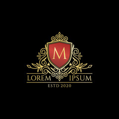 Vintage Luxury logo Collection  Design
