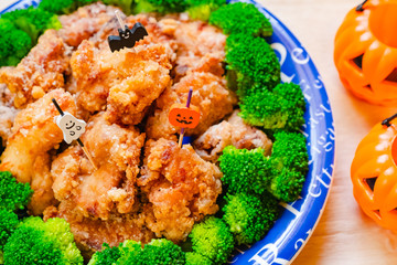 手作りの唐揚げ弁当　複数