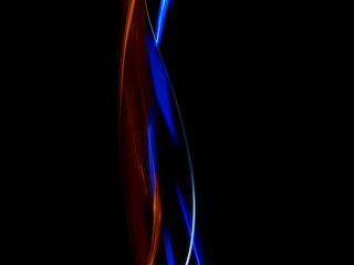 Light painting in the dark