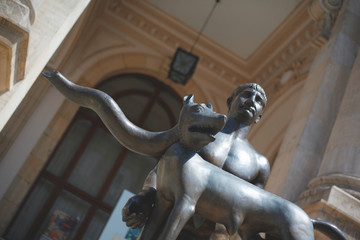 Statue of Trajan and the She-wolf, Bucharest, Romania