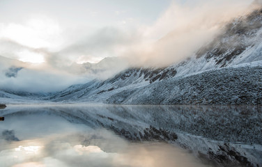 winter mountain landscape