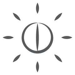 
Brightness adjustment, trendy icon design 
