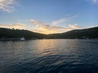 Panoramic view over Sporades islands, Greece