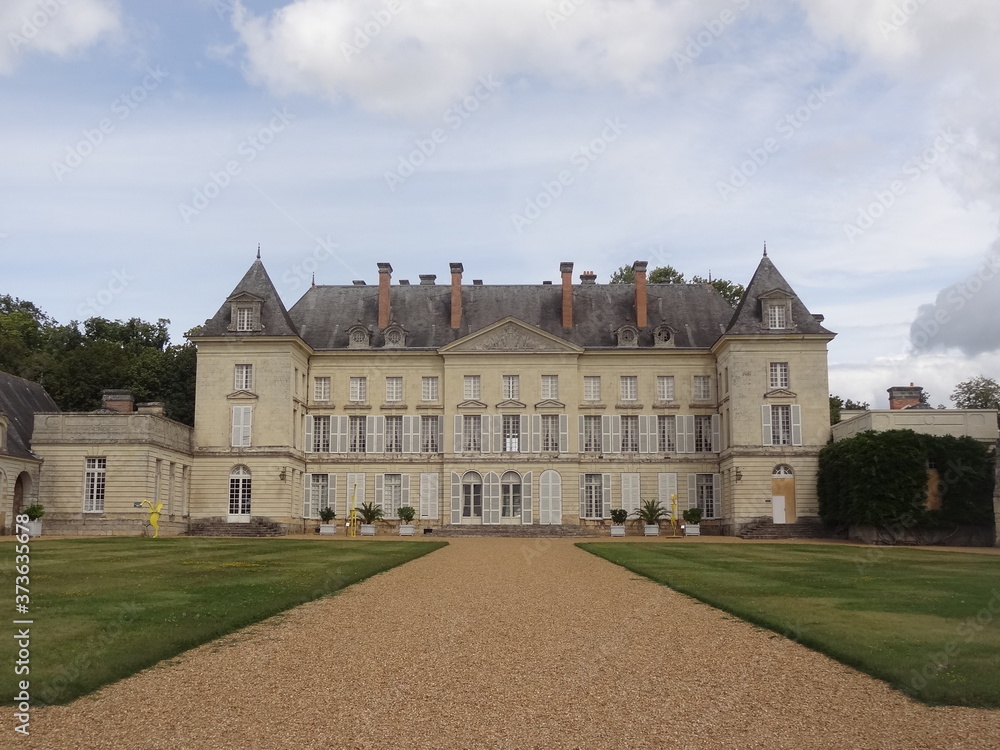 Sticker château de montgeoffroy, mazé-millon, maine et loire, anjou, château de la loire, centre, val de de 