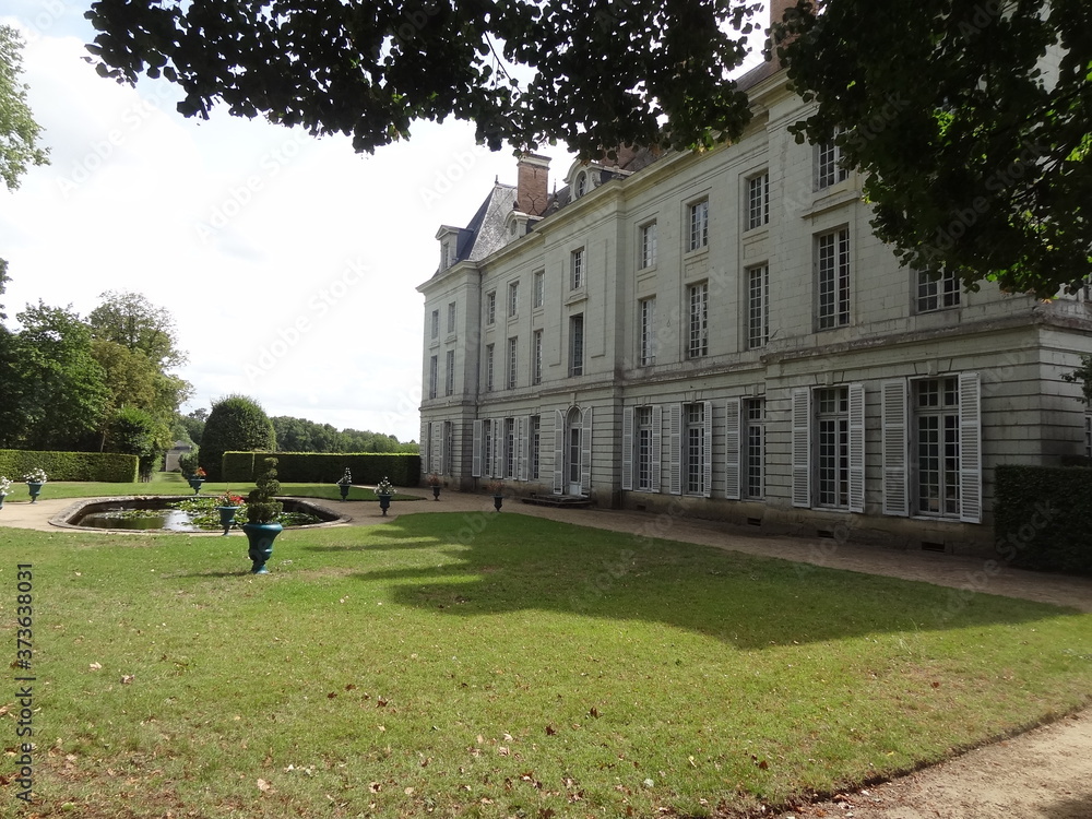 Poster château de montgeoffroy, mazé-millon, maine et loire, anjou, château de la loire, centre, val de de 