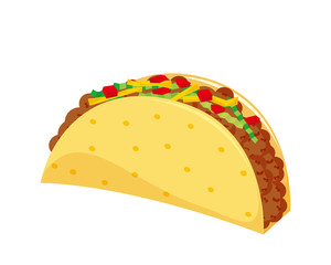 レタスとひき肉のタコス　トルティーヤ