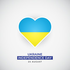 Happy Ukraine Independence Day Vector Design Template Illustration