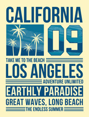 Summer theme vector graphics for t-shirt prints posters and other uses.