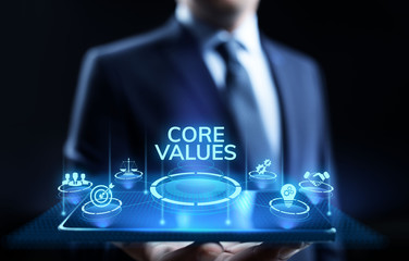 Core values responsibility Company Ethical Business concept.