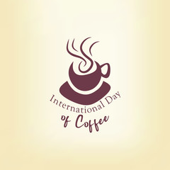 international day of coffee  background