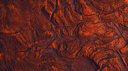 Ground stone red brown dark texture background. 3D rendering