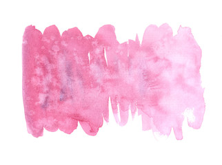 Hand drawn Abstract Watercolor Background Pink