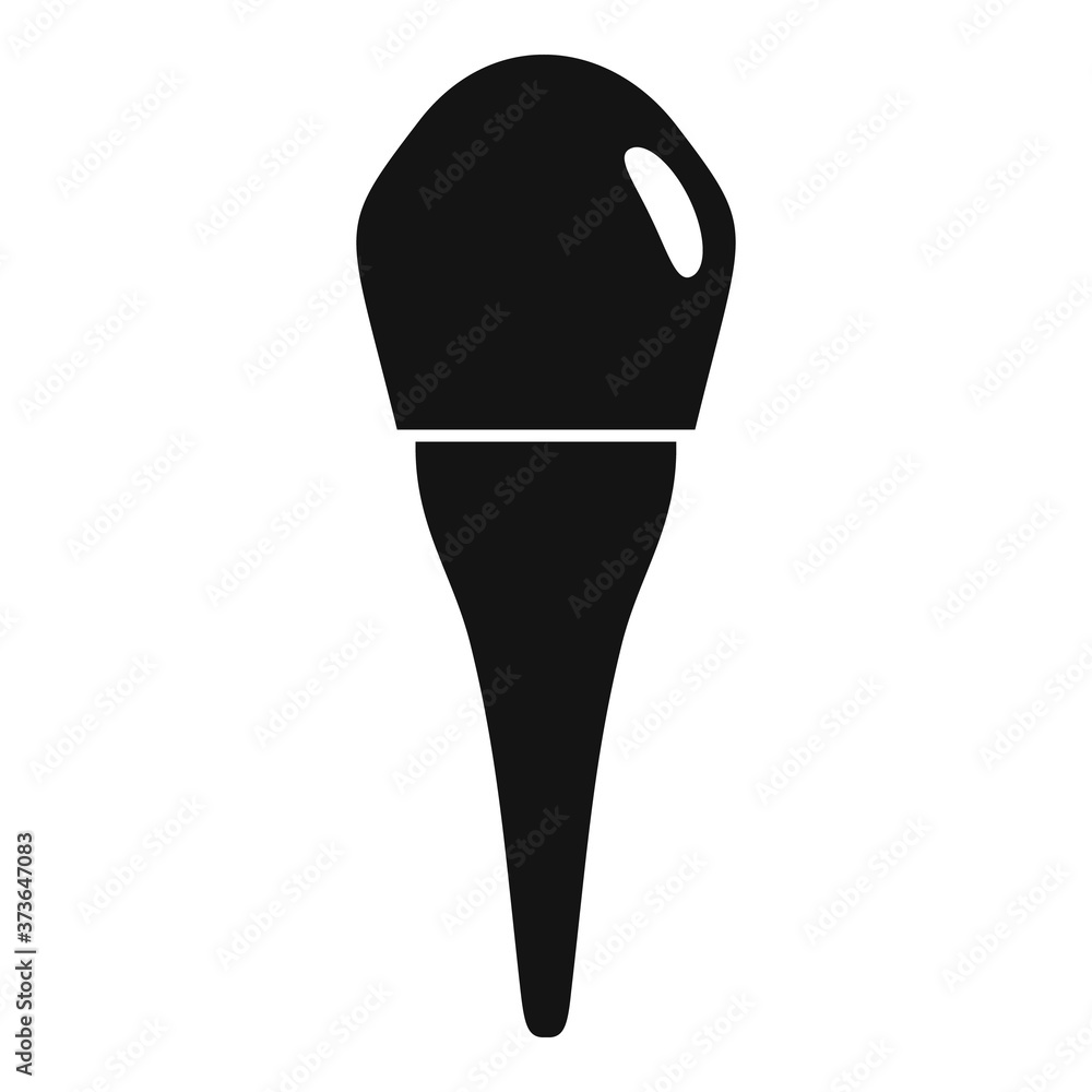Poster tooth icon. simple illustration of tooth vector icon for web design isolated on white background