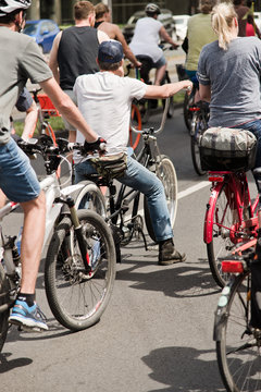 Fahrrad Demo in K&ouml;ln