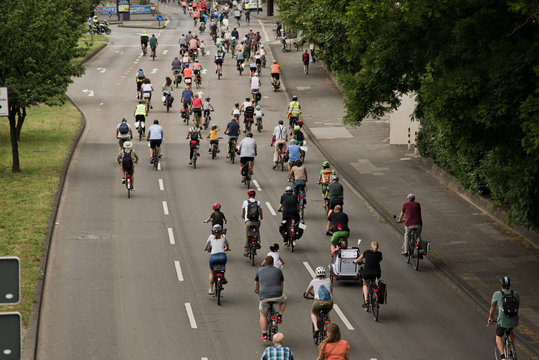 Fahrrad Demo in K&ouml;ln