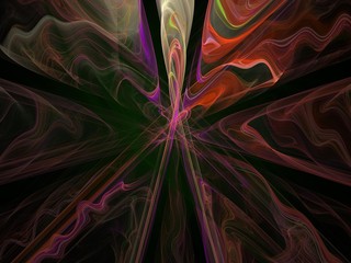 Imaginatory fractal background Image
