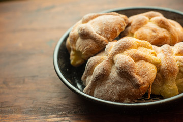 día de muertos pan de muerto