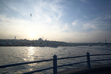 Naklejka na ściany i meble Istanbul the capital of Turkey, eastern tourist city.