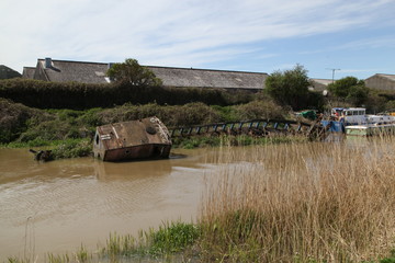 British inland river system waterway network