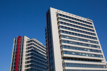 Obraz premium City Riga, Latvia. Office building with a new design.