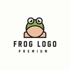 Frog logo template 