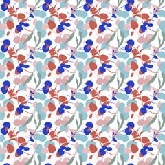 abstract floral seamless pattern 