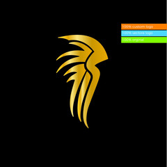 wing logo design.