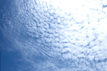 Obraz premium The sky with white clouds