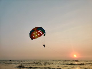 Para Sailing @ Goa, India