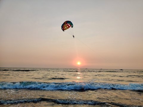 Para Sailing @ Goa, India