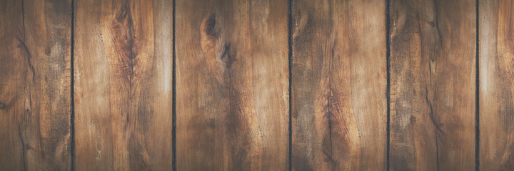 Natural old wood thick boards wall. Ideal for kitchen or wall decoration.