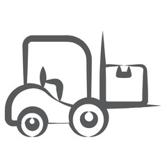 
Editable vector design of bedni truck icon
