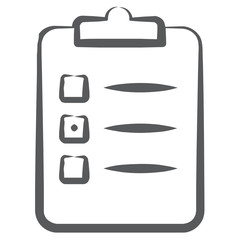 
Vector design of order list, line icon style 
