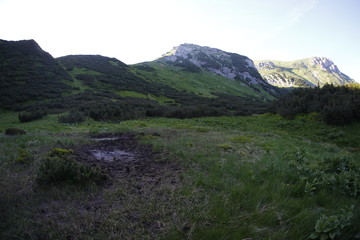 Late evening in Western Tatra Mountains