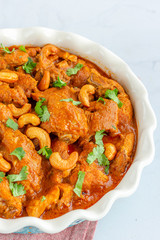 Chicken Curry Vertical Photo, Indian Style Chicken with Gravy