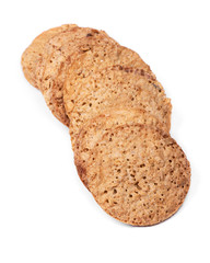 Butter pore cookies isolated