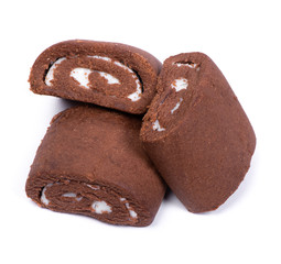 Short chocolate rolls