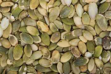Background of pumpkin seeds