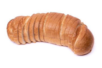 Cutted loaf of bun
