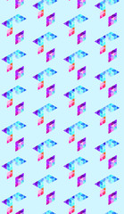 Summer. Colors. Pattern without seams.