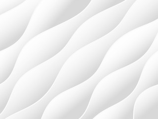 White curve 3d pattern background