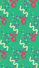 Obraz premium Bright colors of seamless pattern.