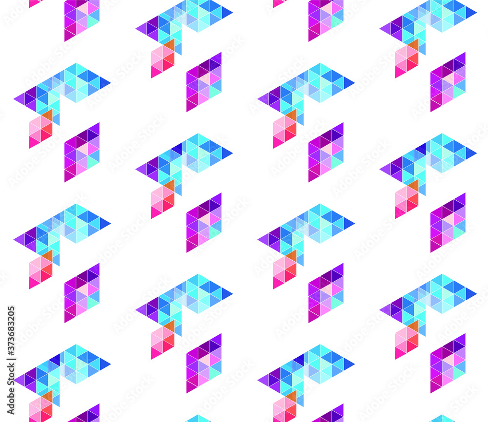 Poster seamless pattern in summer colors. seamless summer pattern. bright colors. bright colors of seamless