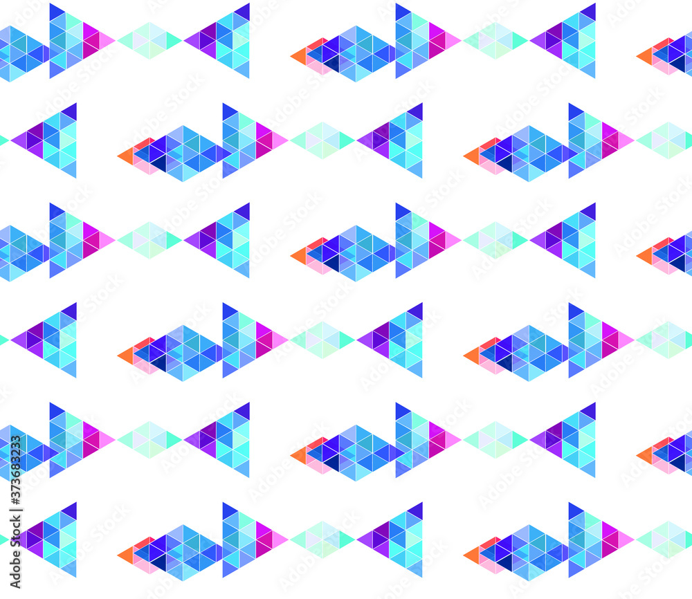 Poster seamless pattern in summer colors. seamless summer pattern. bright colors. bright colors of seamless